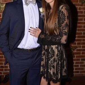 Black Lace Honey Punch Dress, Size M